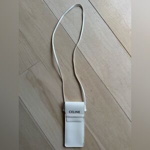 Celine leather crossbody pouch phone wallet sunglasses case